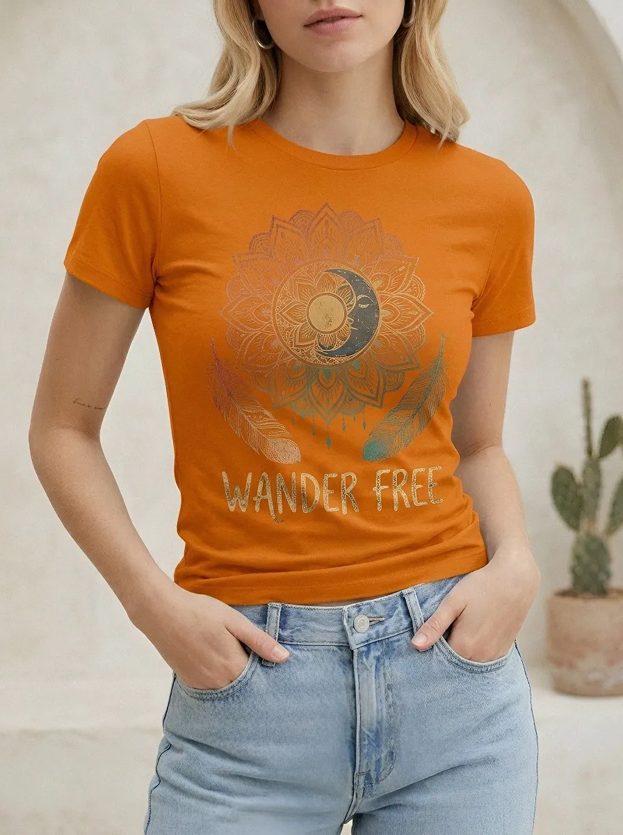 Boho Wander Free T-Shirt Everyday