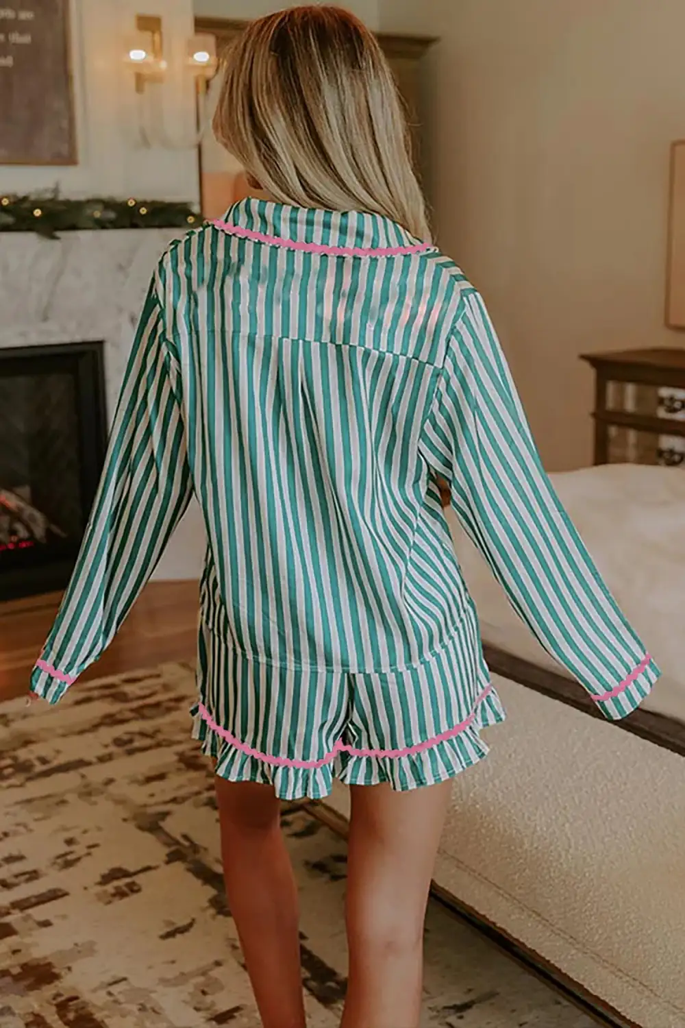 Striped Stripe Pajama Set