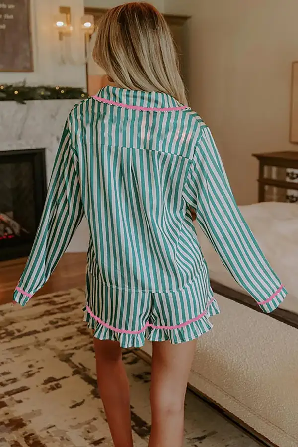 Striped Stripe Pajama Set