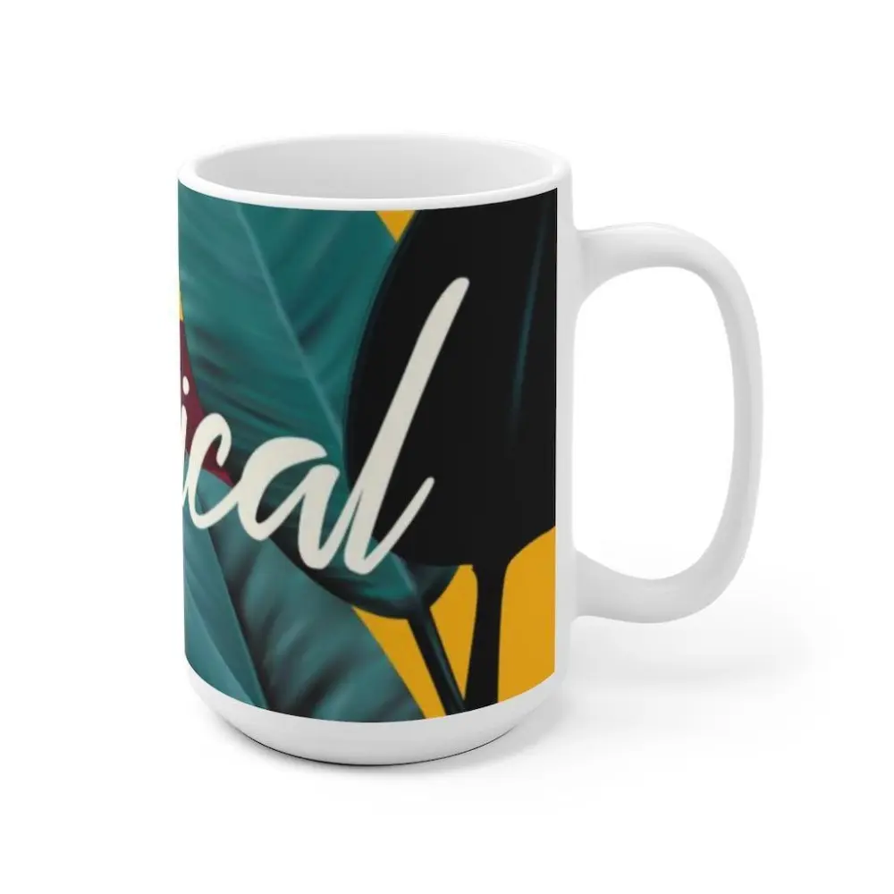 Porcelain Tropical Drinkware Set