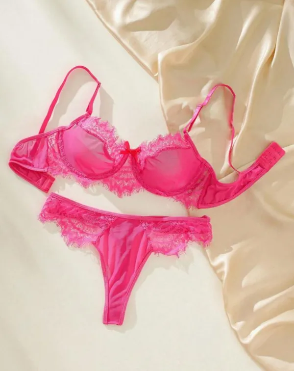 Layered Silk Lingerie Set
