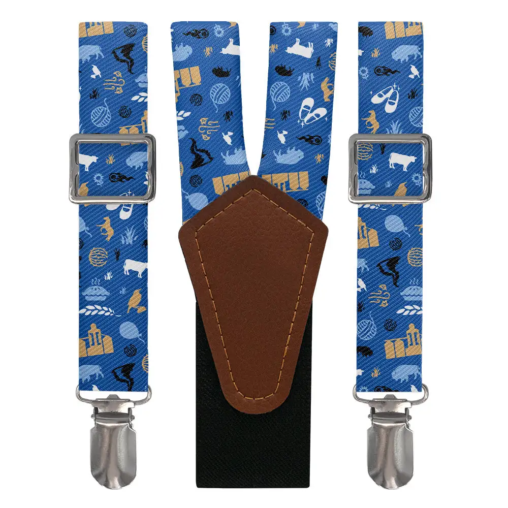 Folk Pattern Suspenders