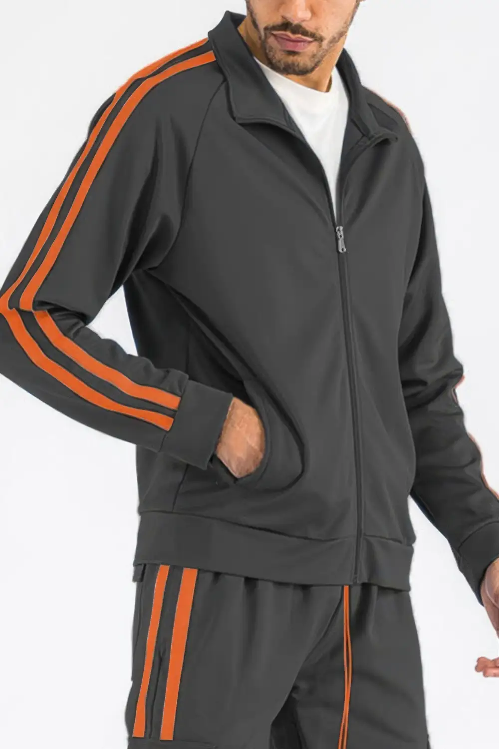 Double Stripe Track Jacket
