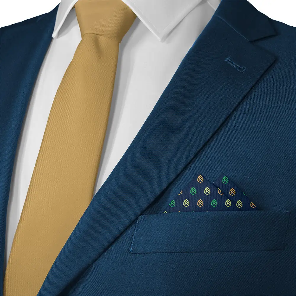 Sophisticated Timeless Novelty Food And Drink Motif Pocket Square