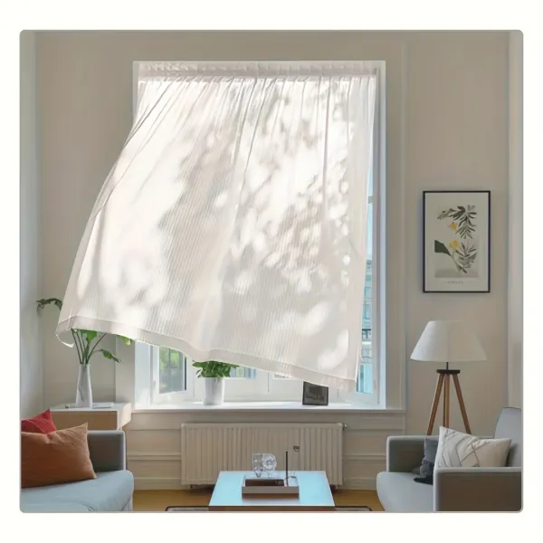 Self-Adhesive Pleated Curtains