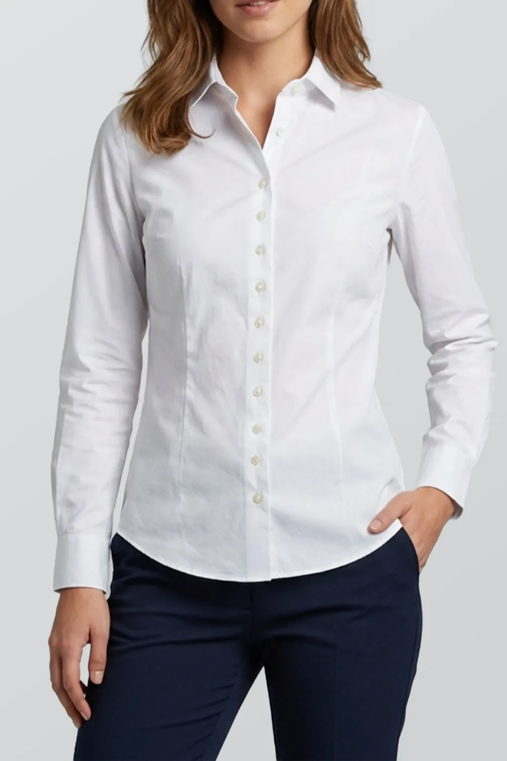 Versatile Linda Poplin Stretch Women Shirt