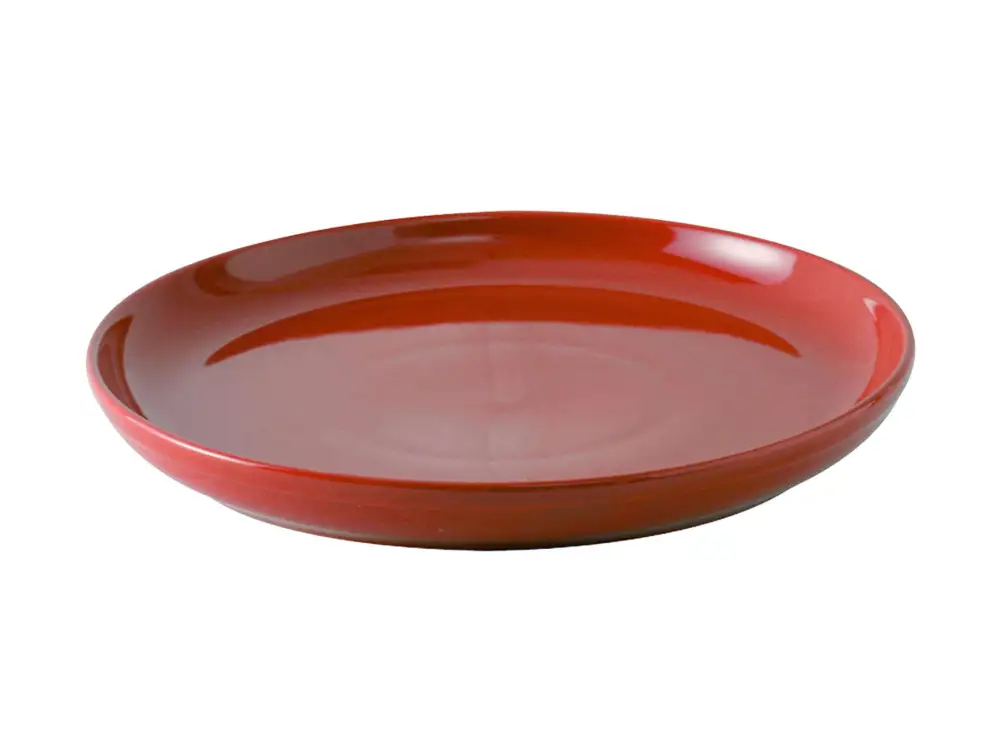 Decorated Pizza And Serving Plate