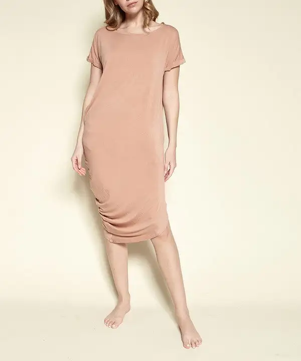 Bamboo Asymmetric Dolman Dress