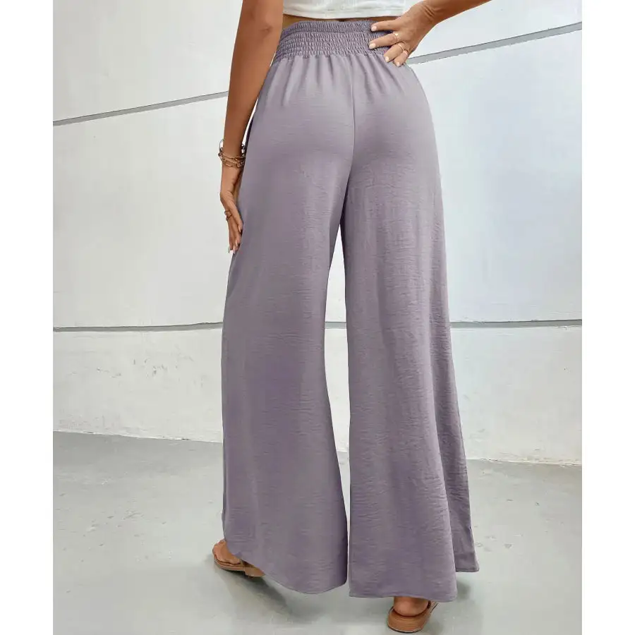 Soft High Waisted Wide Leg Pants
