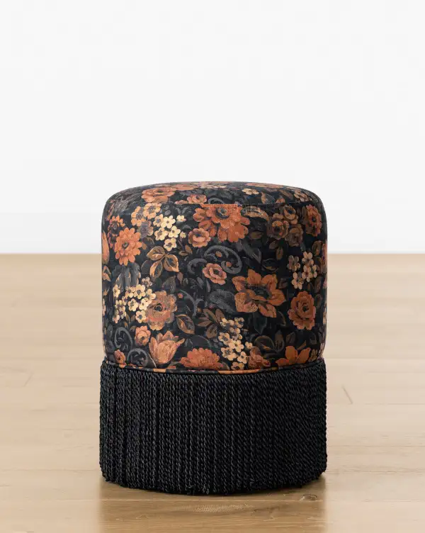 Plush Velvet Stool
