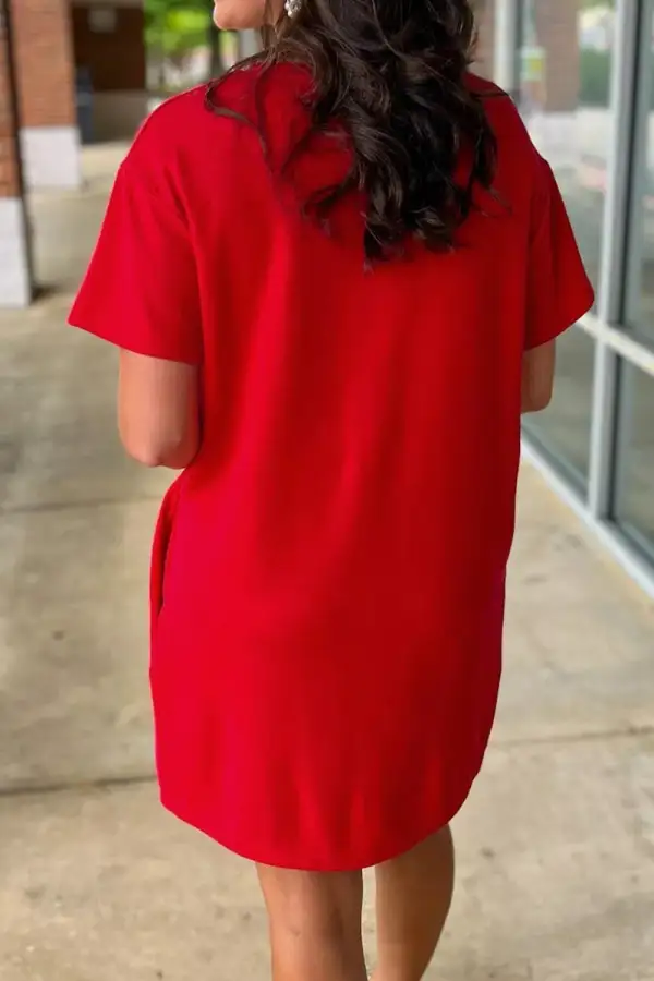 Tailored Cotton Mini Dress