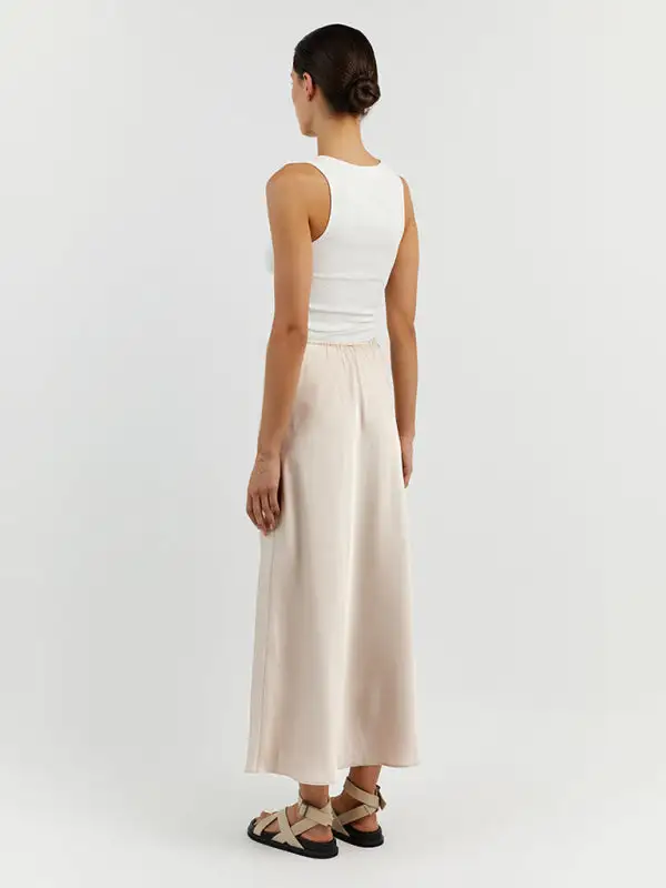 Fluid Airy Halter Skirt
