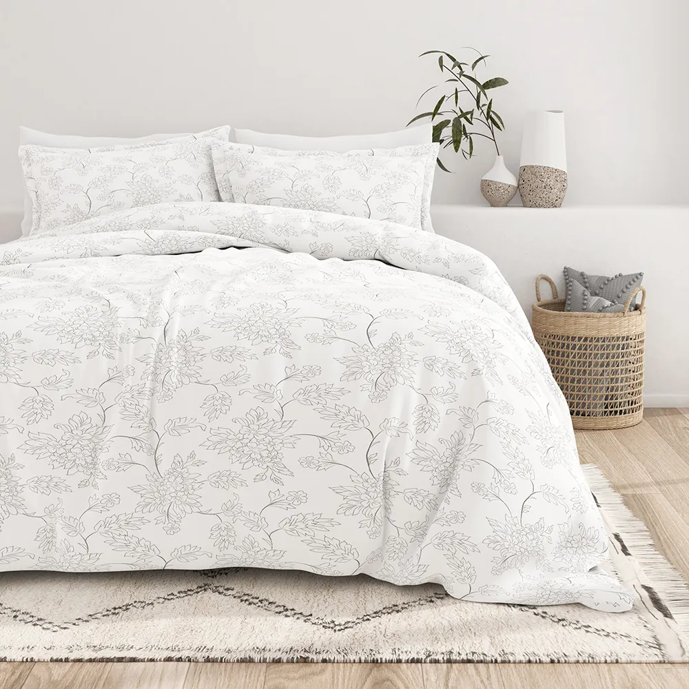 Vines Pattern Duvet Cover Set