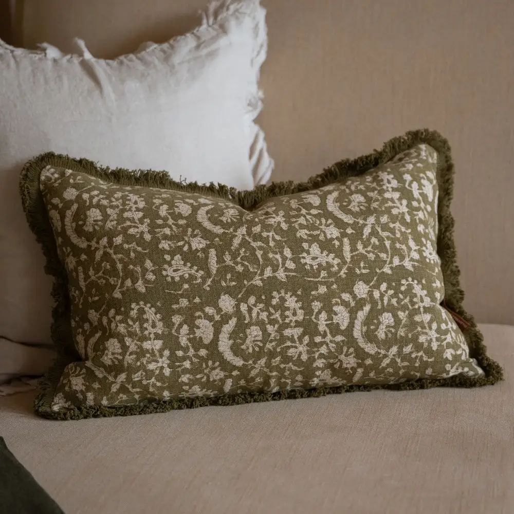 Curated Floral Accent Cushion