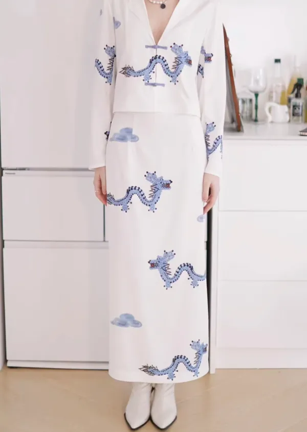 Simple Modern Everyday Casual Polyester Skirt