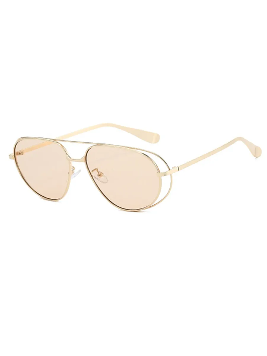 Ada Metal Aviator Sunglasses