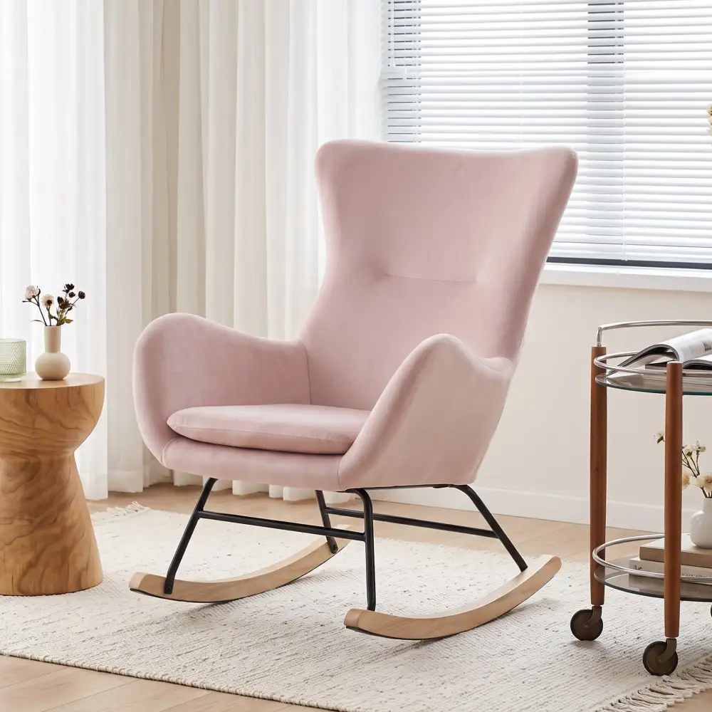 Comfort Focused Padded Rocking Armchair