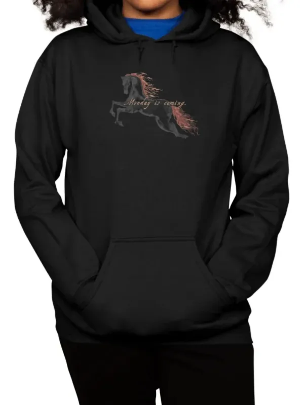 Vintage Running Horse Hoodie