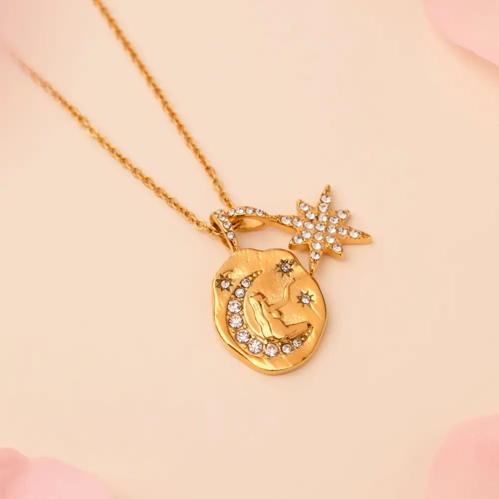 Moonlit Goddess Necklace Necklace