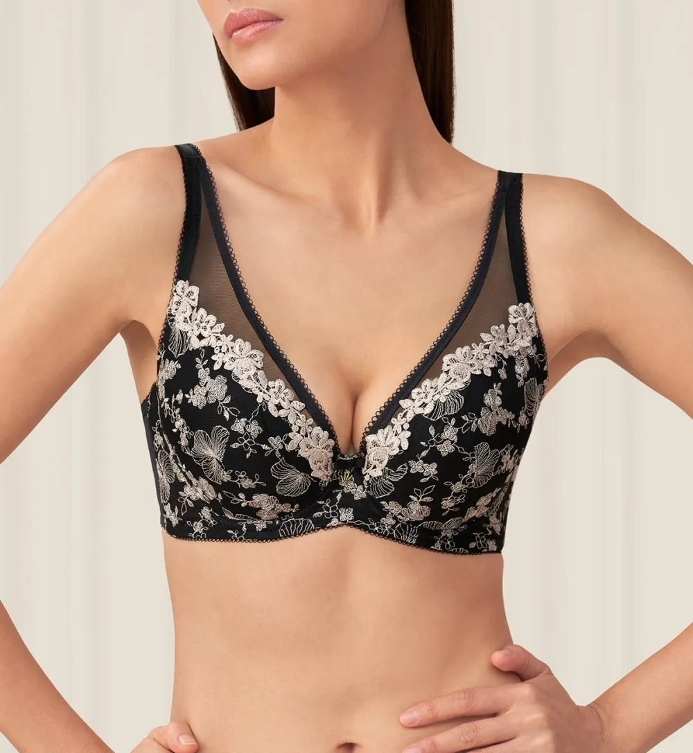 Women's Soft-Feel Wired Padded Mesh Breathable Bra