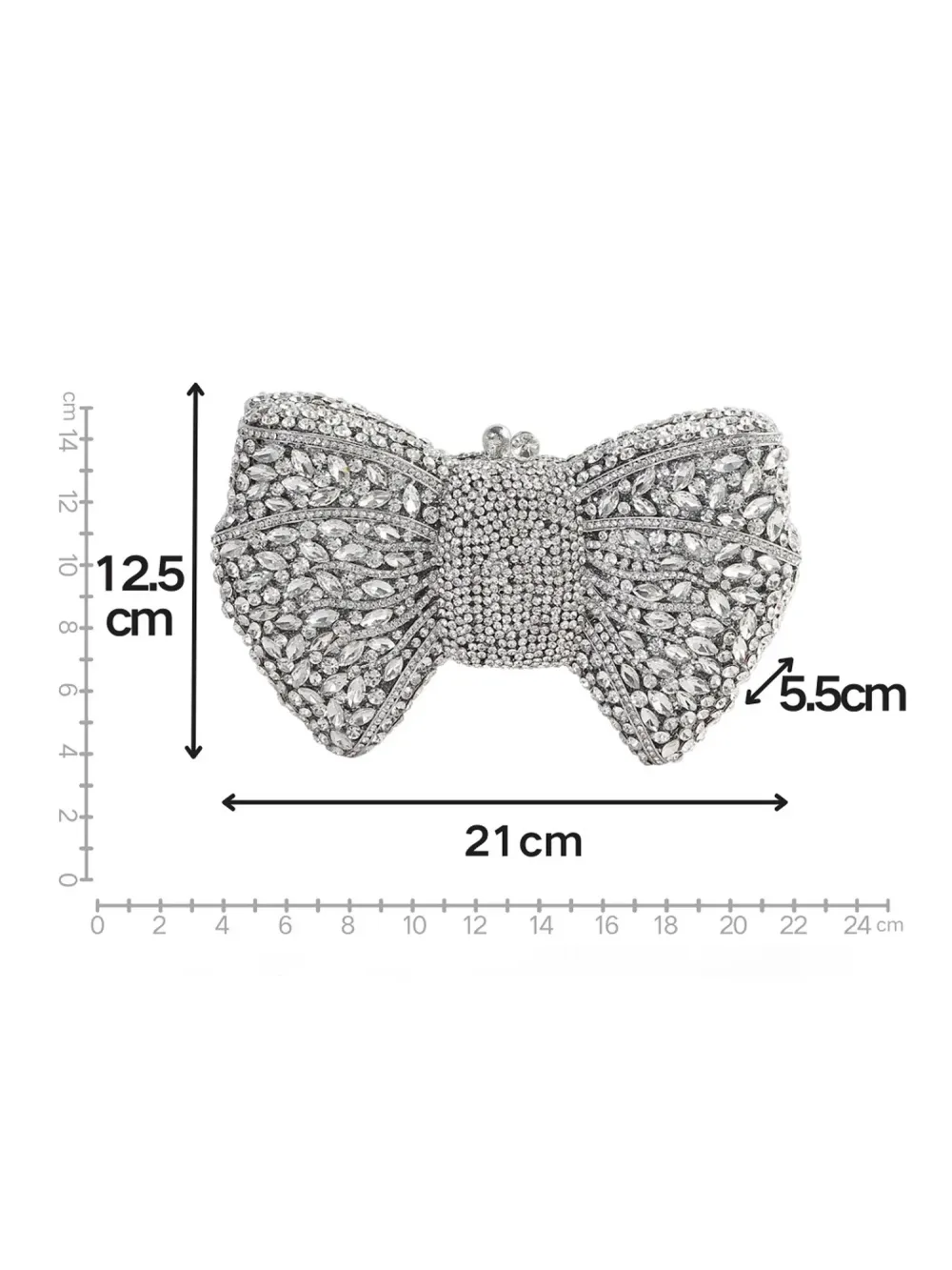 Johanna Bow Crystal Clutch
