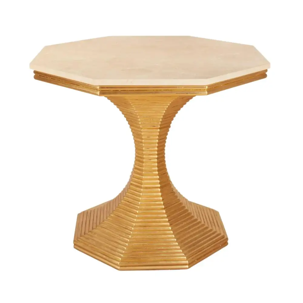 Modern Glass Detail Side Table