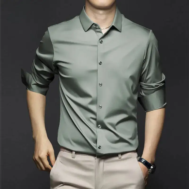 Men's Classic Button-Down Dress Shirt