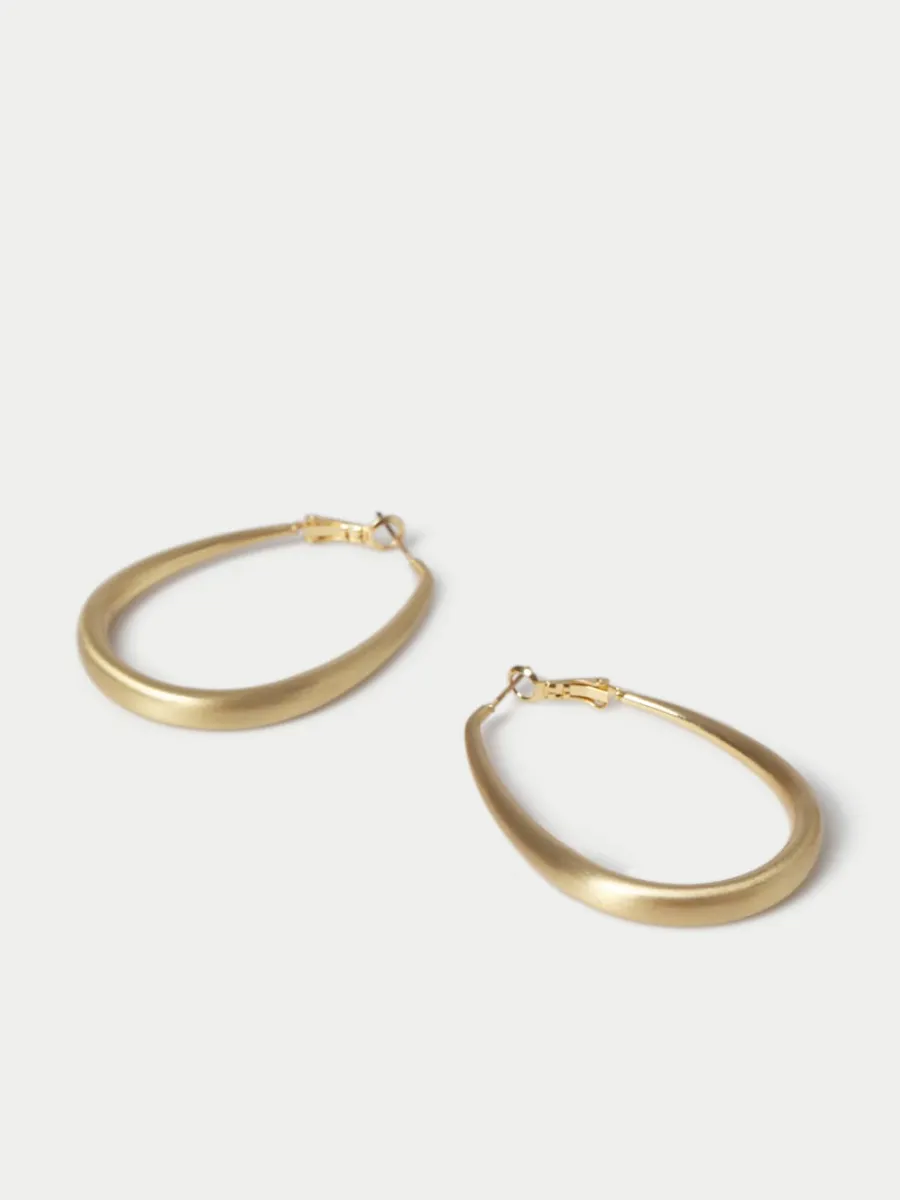 Oval Hoop Earrings