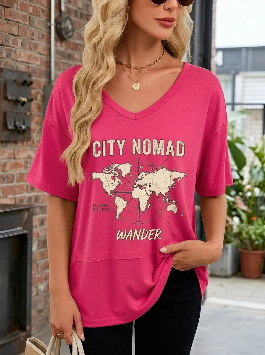 City Nomad Travel T-Shirt Casual