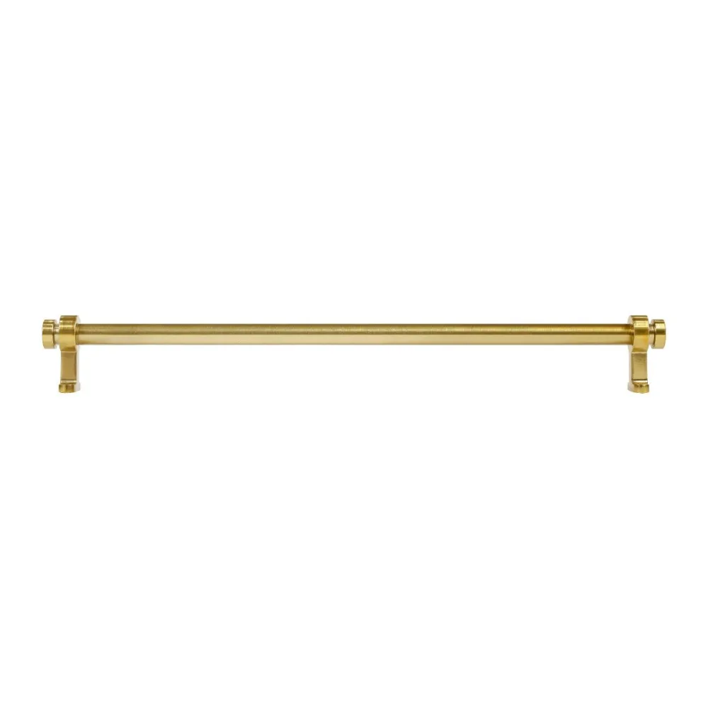 4-Piece Brass Cabinet Drawer Pull Set 10-Inch