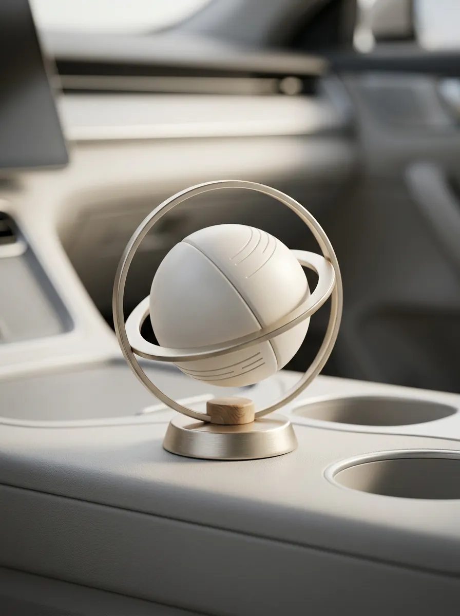 Modern Metal Planet Car Air Freshener