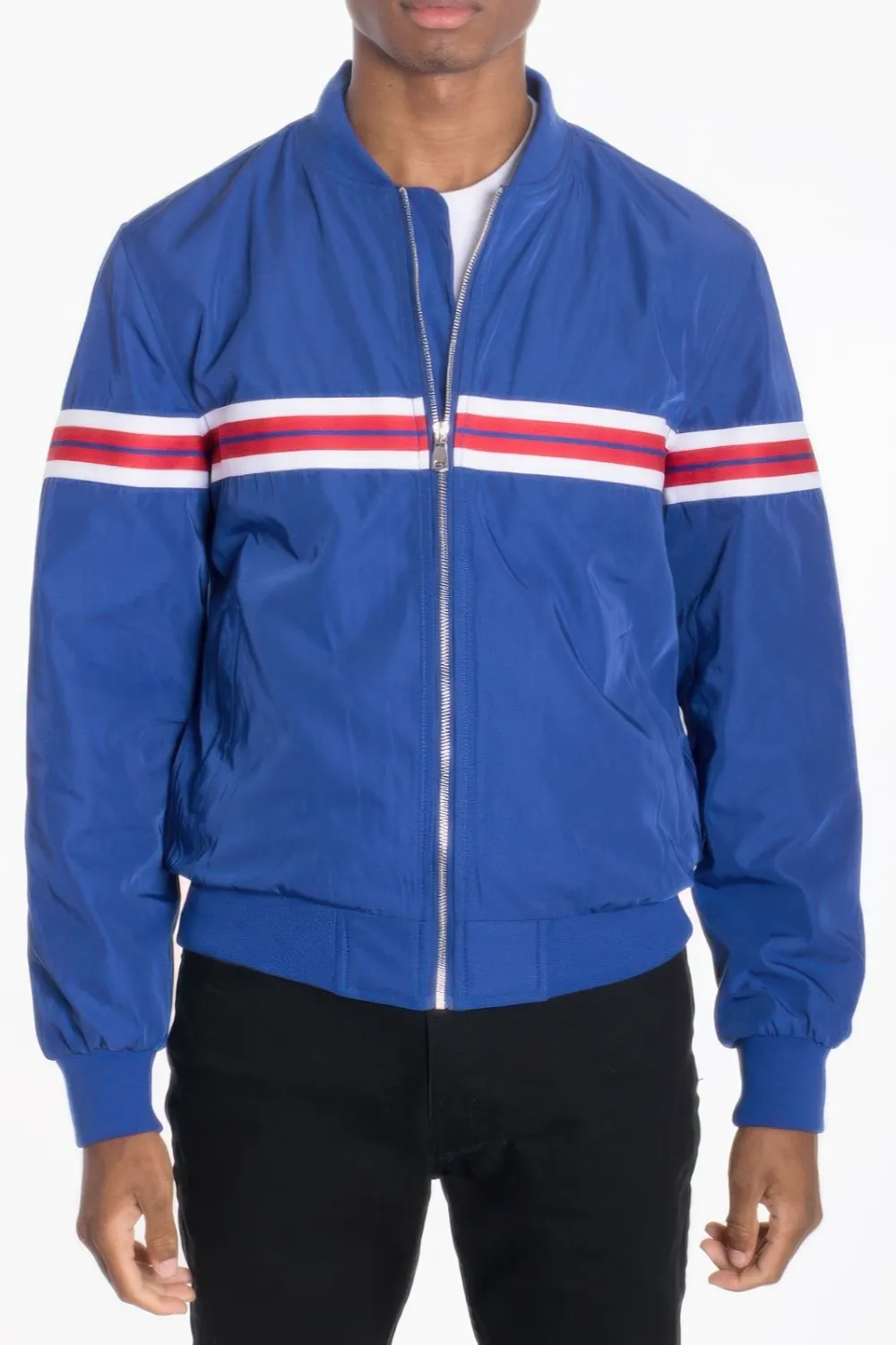 Woven Taped Bomber Jacket