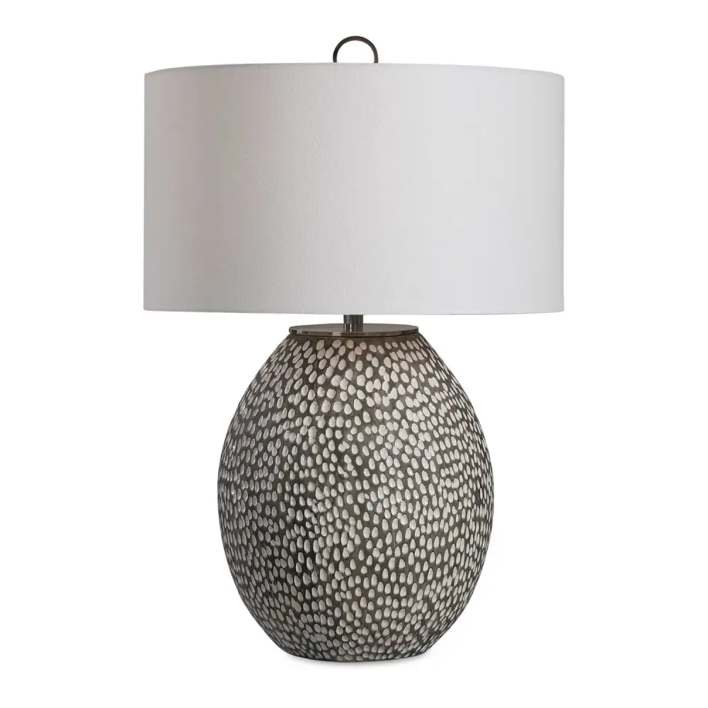 Pitted Ceramic Table Lamp