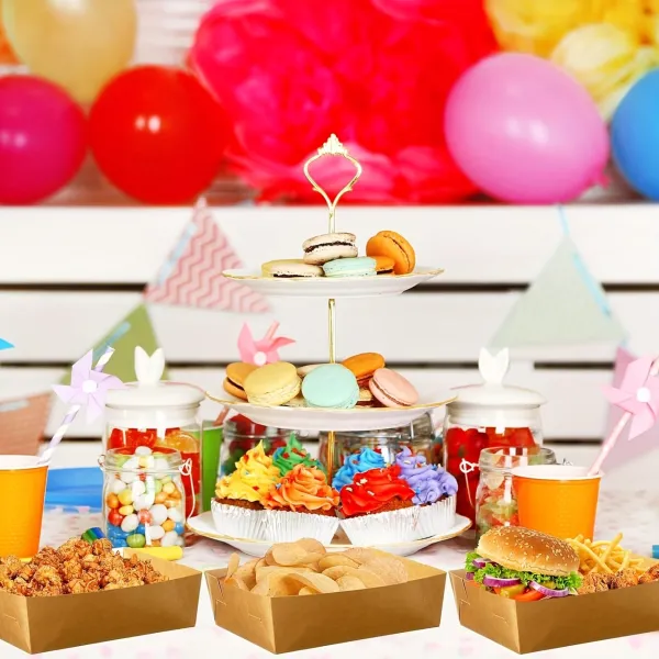 Kraft Paper Food Trays