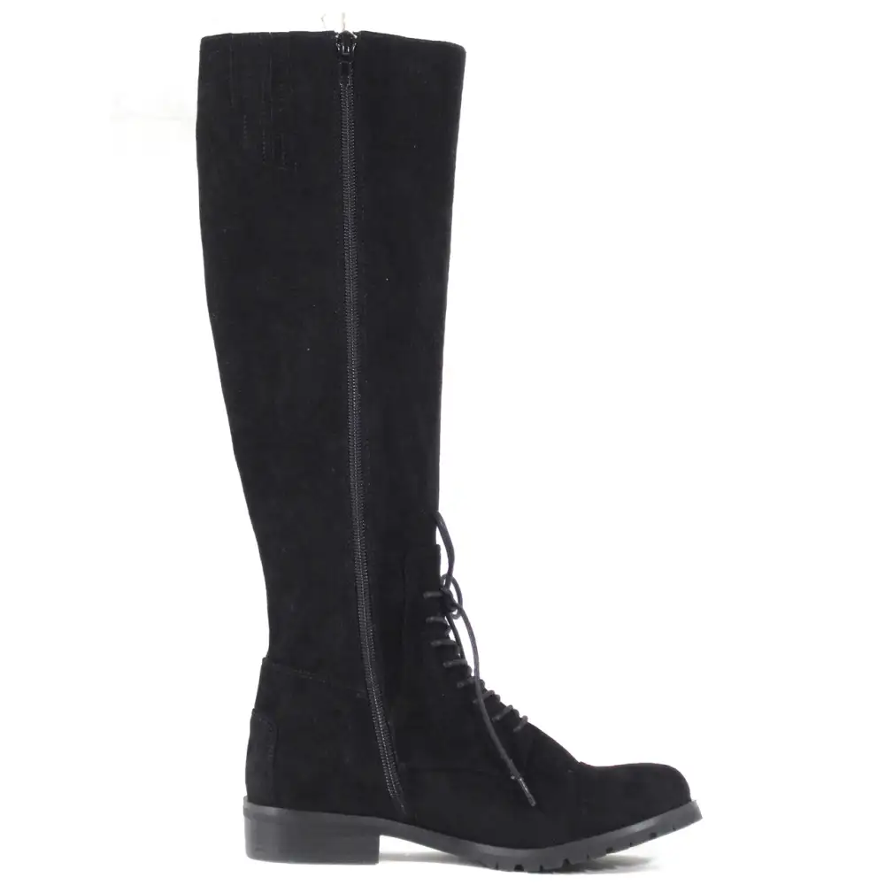 Lace Up Knee High Boots