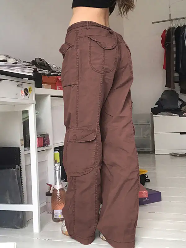 Vintage Workwear Wide Leg Loose Straight Denim Jeans