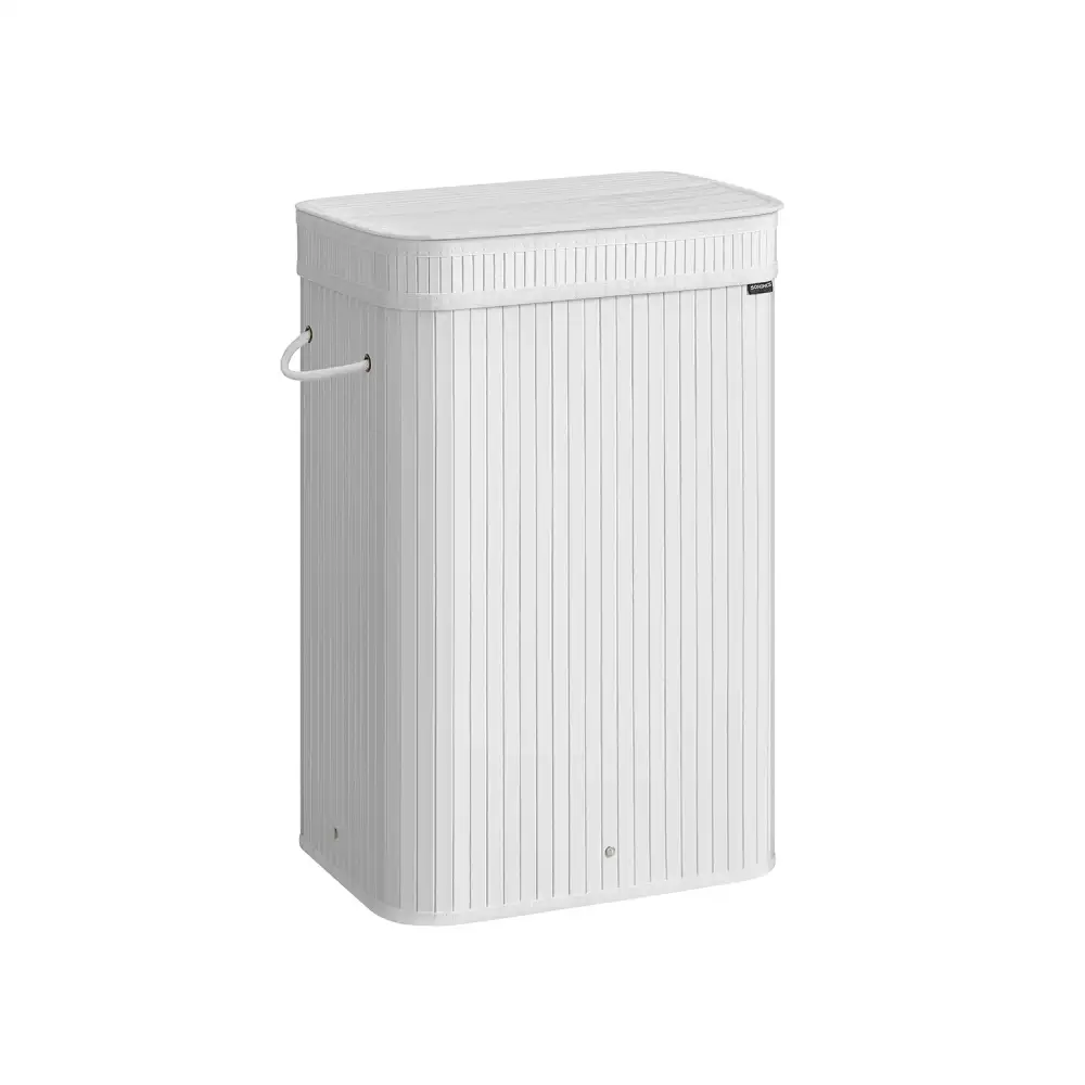 Bamboo Handled Laundry Storage Hamper