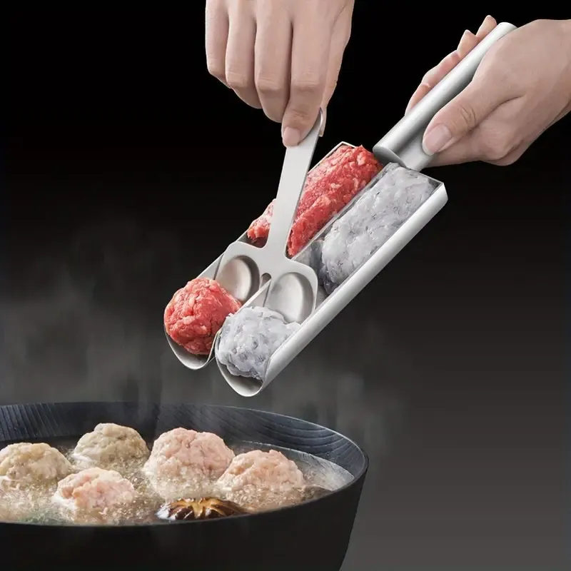 Stainless Steel Meatball & Falafel Maker Set