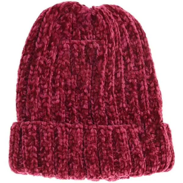 Ribbed Chenille Beanie