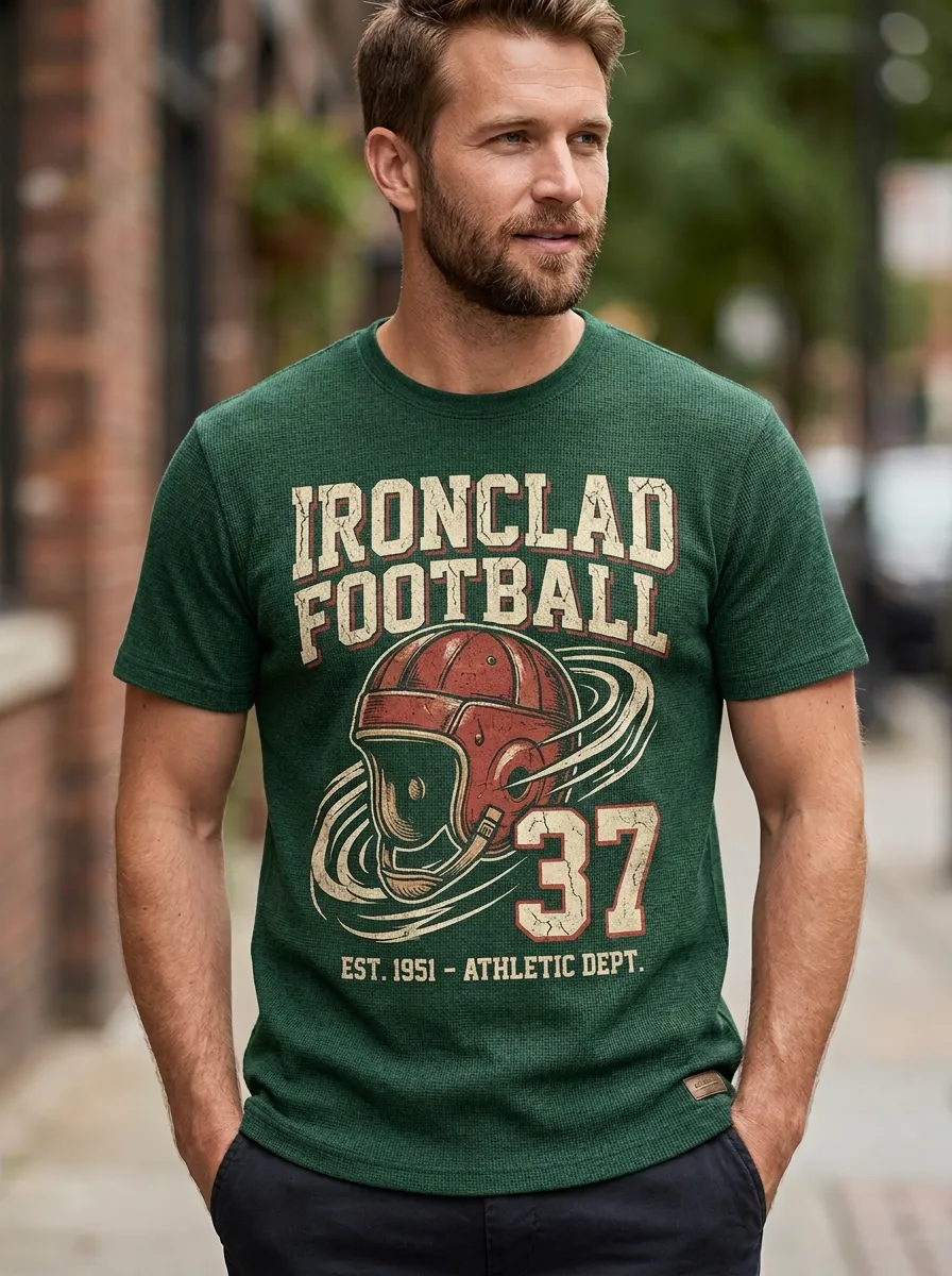 Men's Gridiron Ironclad Helmet T-Shirt