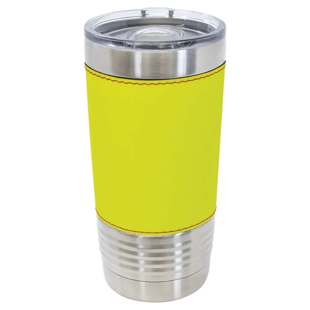 Leatherette Finish Sports Travel Mug
