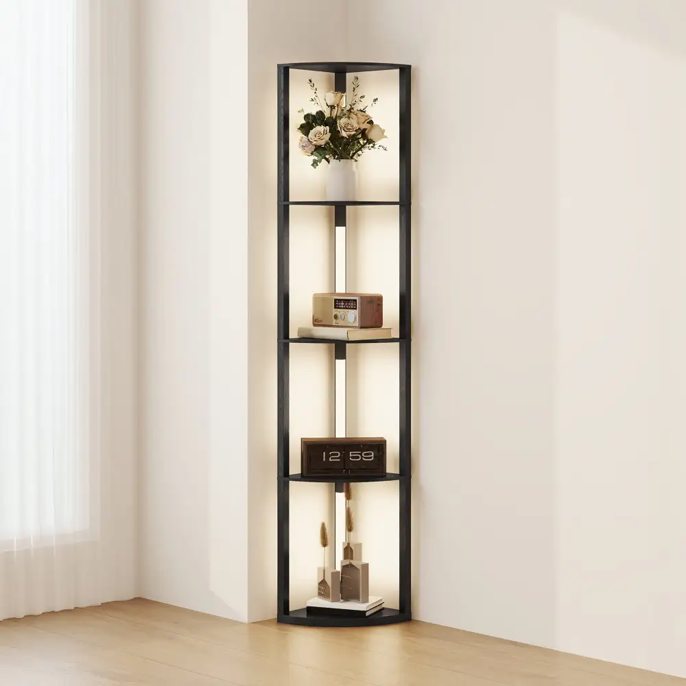Dimmable LED Shelf Corner Floor Lamp