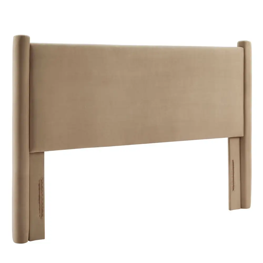 Performance Velvet Headboard Refined Interior Design