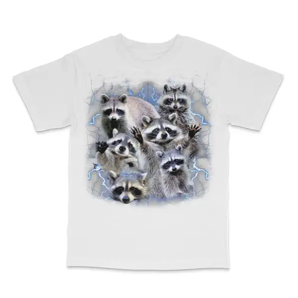 Raccoon Graphic Cotton Tee