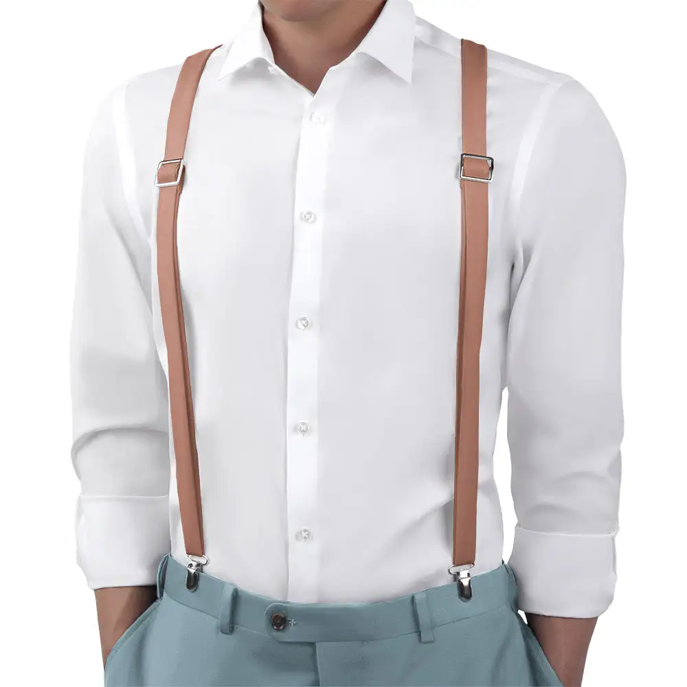 Classic Composed Wedding Suspenders