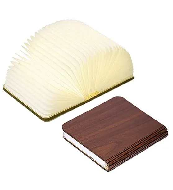 Wooden Metal Rechargeable Decorative Table Accent