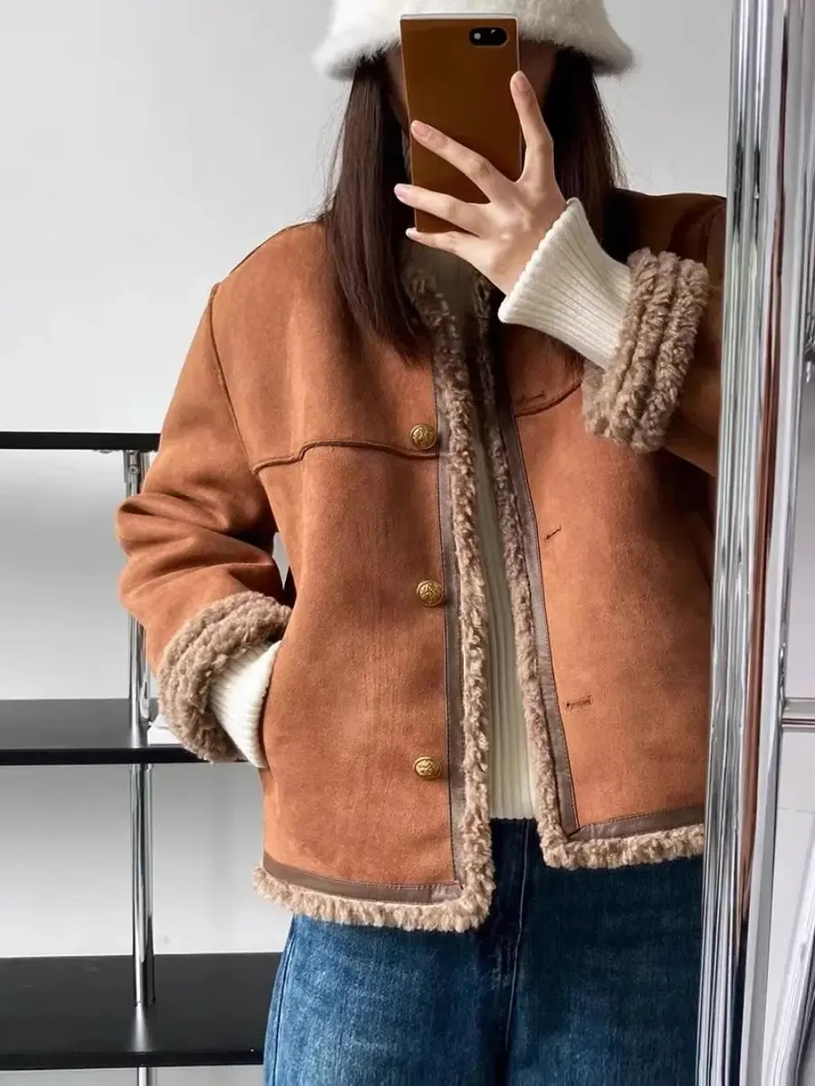 Suede Cotton Jacket