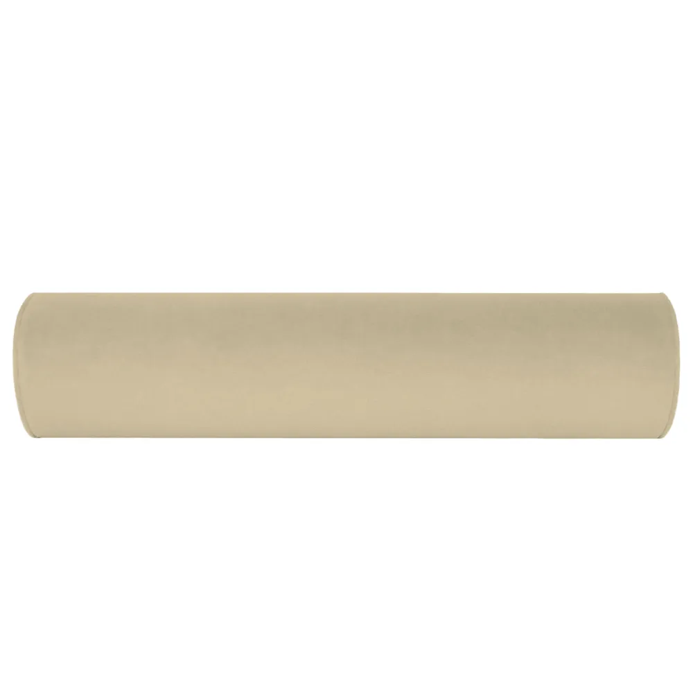 Velvet Self-Welt Bolster Pillow