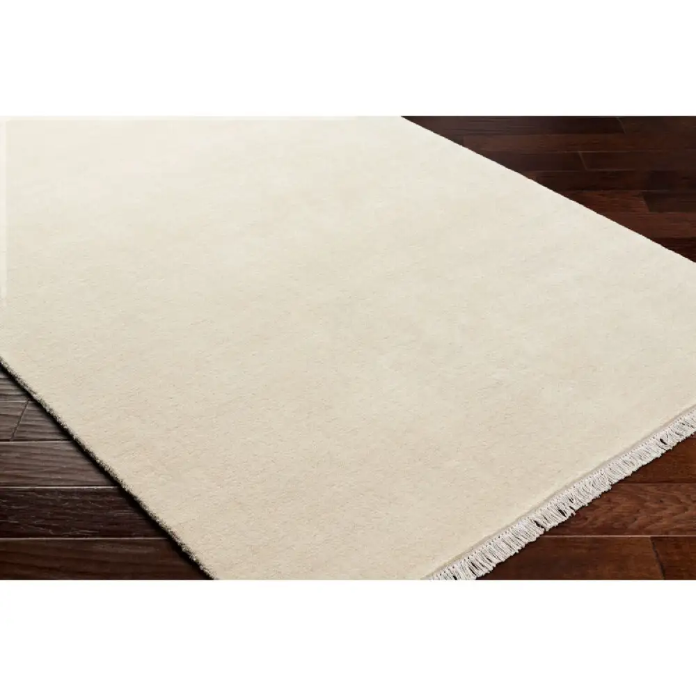 Hand-Loomed Wool Fringe Table Runner