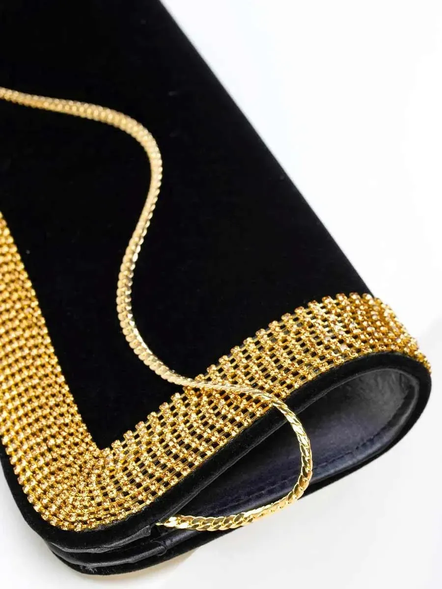 Gia Diamond Trimmed Handbag